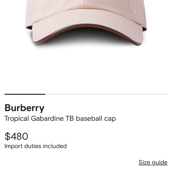 NWT Burberry TB Hat Unisex - Picture 2 of 8